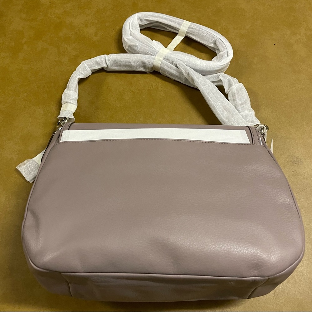 Coach Leather Shoulder Crossbody- Dove Grey with silver hardware NWT 🎉Host Pick🎉 - Picture 5 of 9